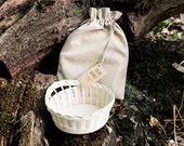 DIY basketry kit for beginners Bread Basket rattan centre cane reed, make your own WonderWeaver Design Kids Craft Kit Christmas Gift