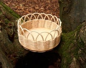 DIY basketry kit for beginners Round basket rattan centre cane reed make your own WonderWeaver Design Craft kit Mothers Day gift