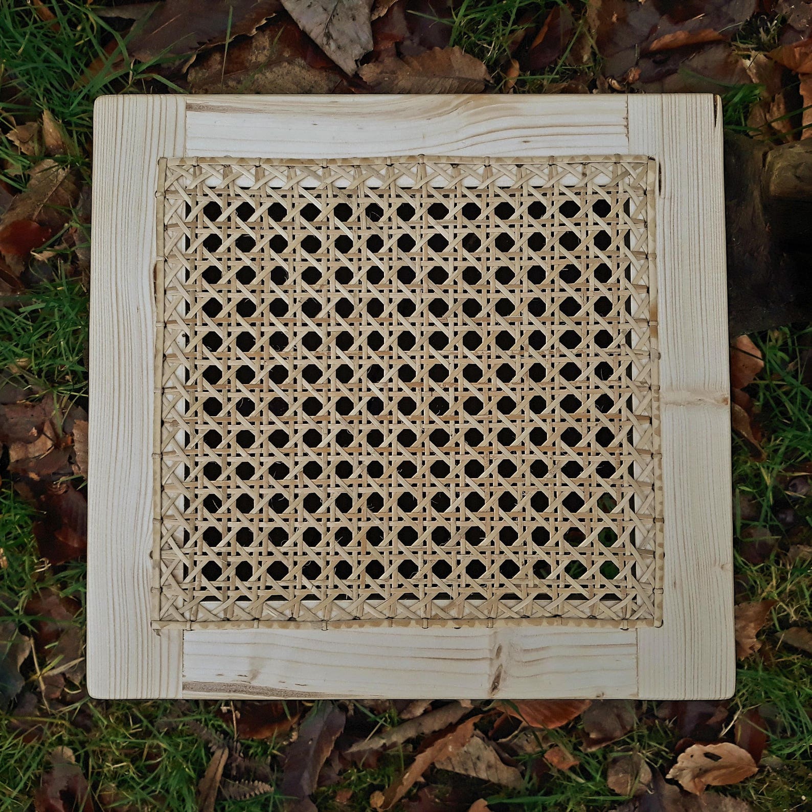 DIY Cane Weaving Kit With Frame Sixway Standard Pattern Etsy