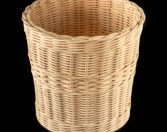 DIY basketry kit | Waste Basket Kit | rattan/centre cane/reed make your own | WonderWeaver Design | Craft Kit