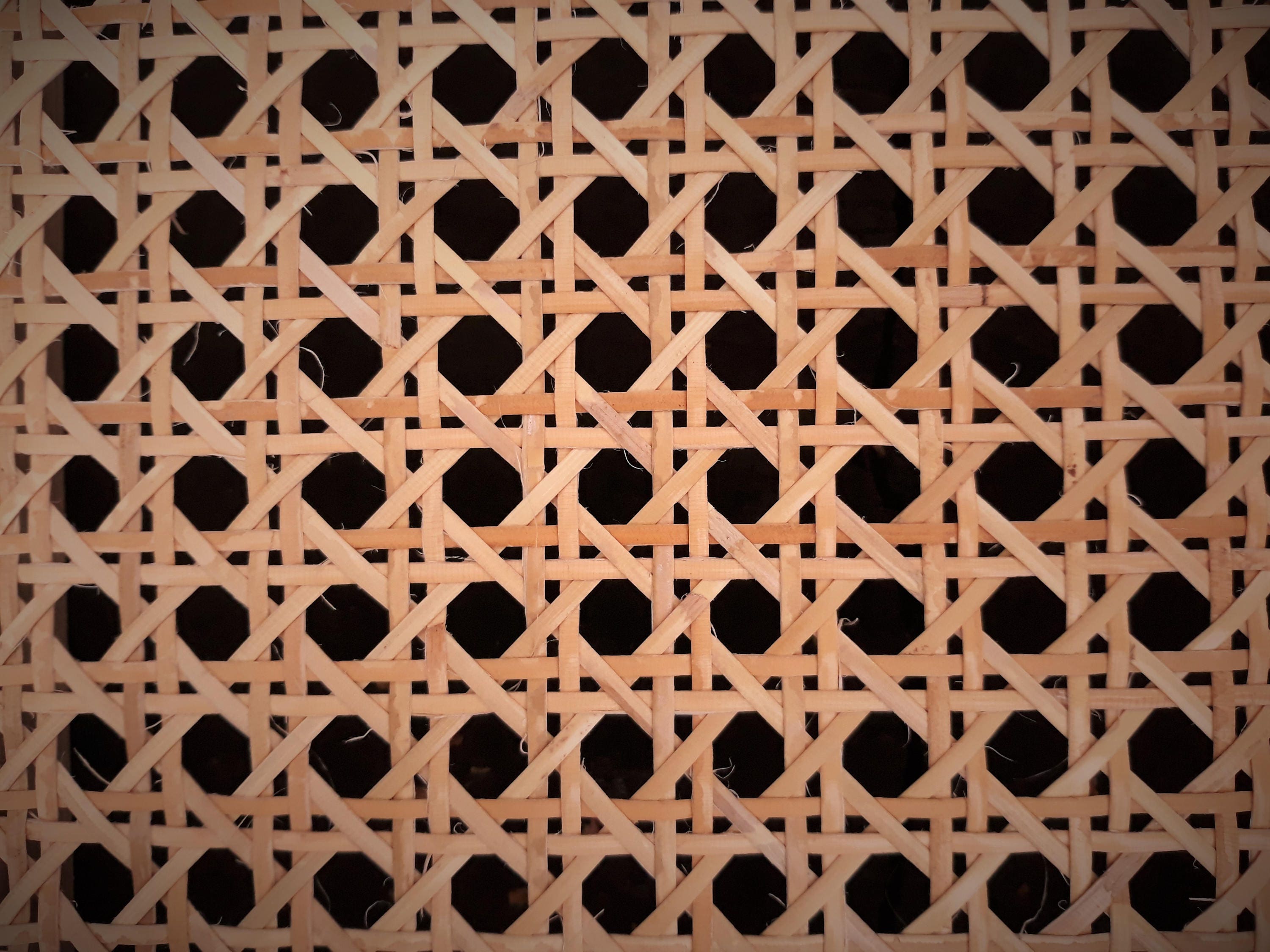 DIY Cane Weaving Kit With Frame Sixway Standard Pattern Etsy