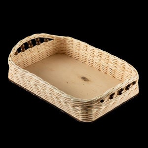 DIY basketry Kit for Intermediate Weavers | Bead Tray | Rattan/centre cane/reed make your own | WonderWeaver Design | Craft Kit