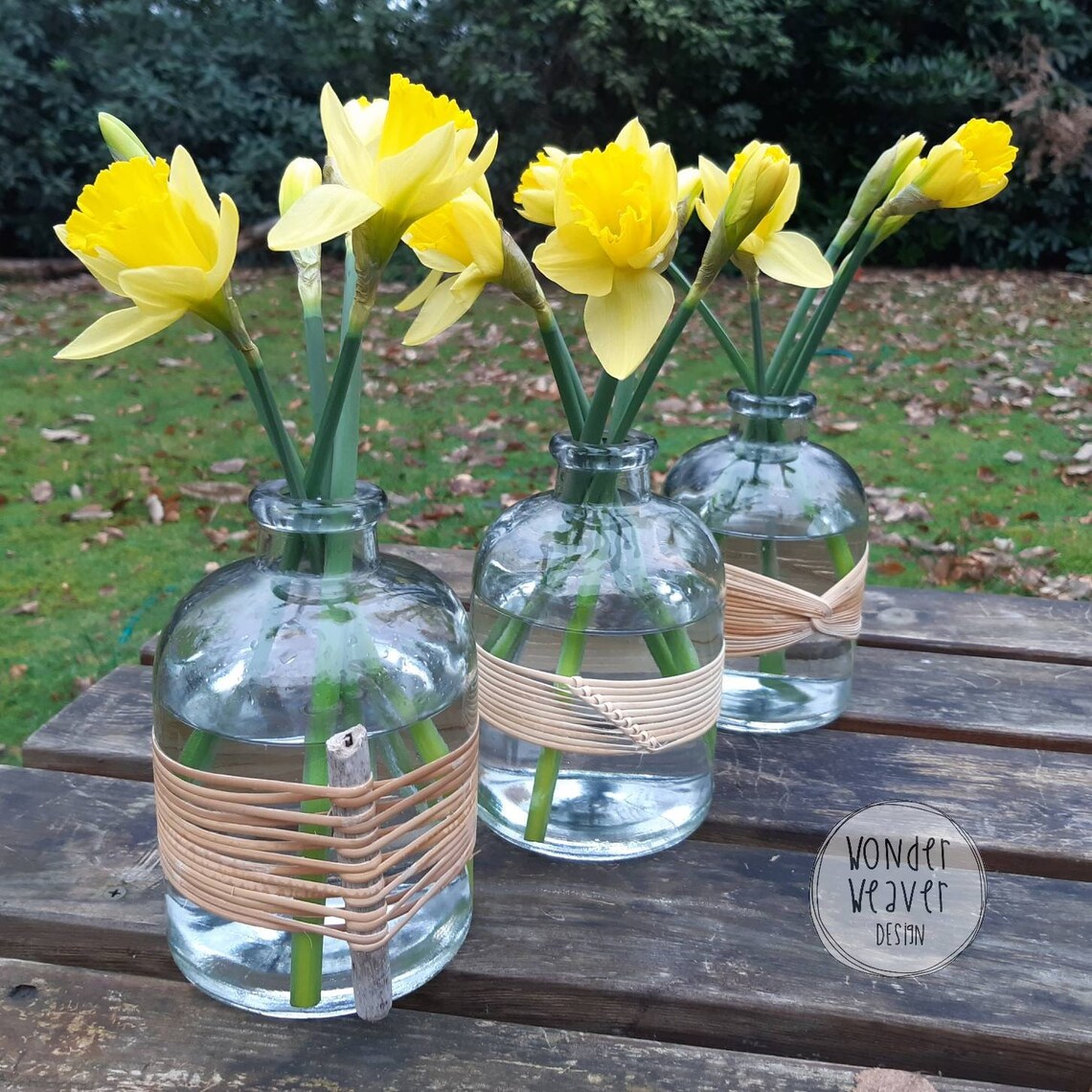 Cane Wrapped Vase Japanese Basketry Decorated With Rattan Etsy