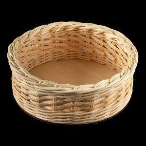 DIY basketry kit | Medium Round basket | rattan/centre cane/reed make your own | WonderWeaver Design | Craft Kit