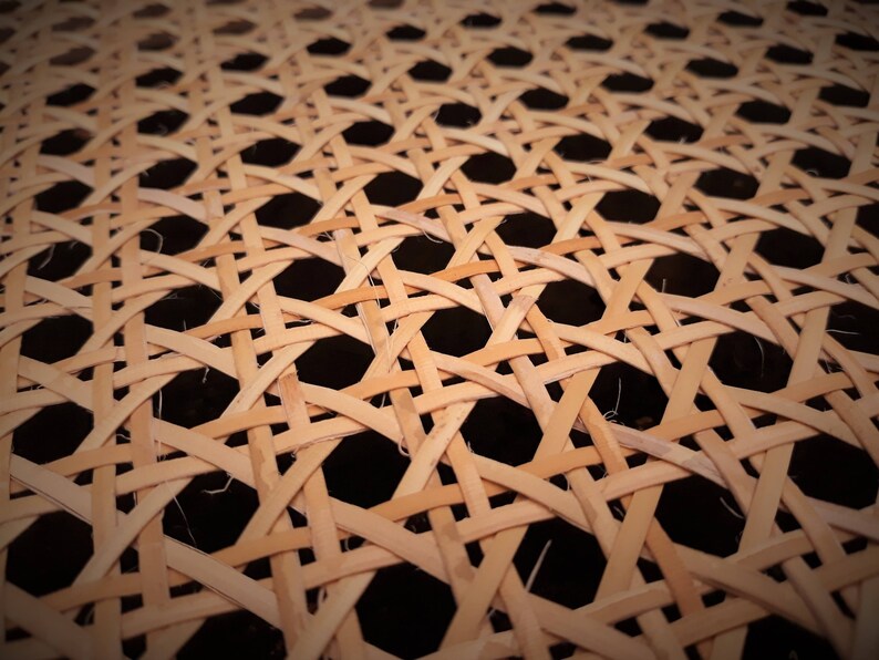 DIY Cane Weaving Kit With Frame Sixway Standard Pattern Etsy