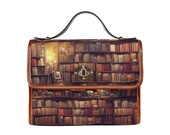 Book Purse Dark Academia Satchel Handbag Bags for Women Medium Small Crossbody Bag Cute Shoulder Purse Vegan Leather Bags