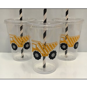 Construction Themed Party Cups