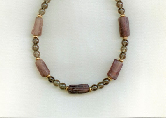 Roman Era Red Twisted Glass Bracelet Fragments