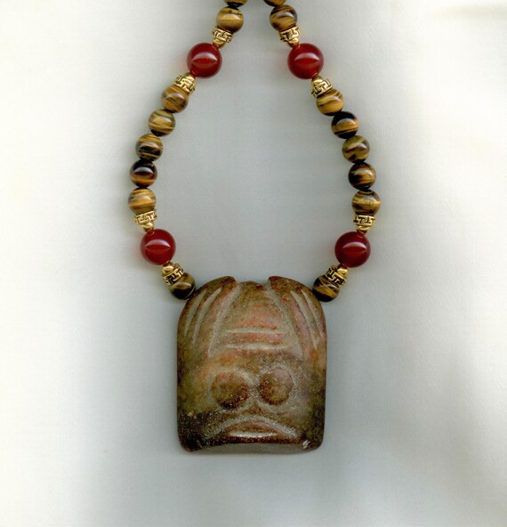 Ancient Chinese Hongshan Culture Jade Face