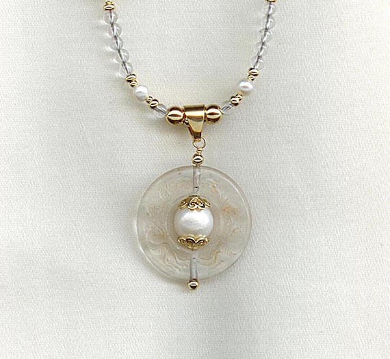 Chinese Han Dynasty YuBi Crystal Disk