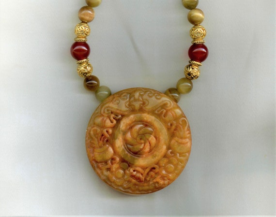 Ancient Chinese Jade Belt Buckle  Song-Ming Dynasty