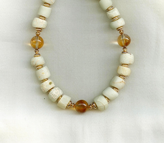 White Mystery Beads