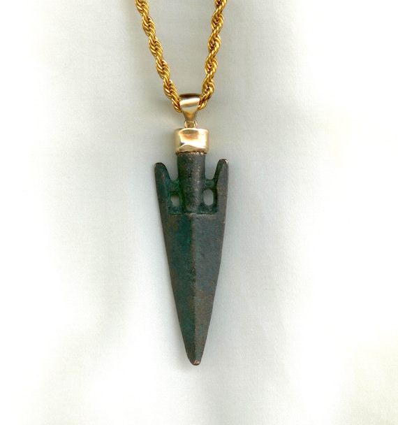 Ancient Chinese Warring States Bronze Arrow / Spear Point