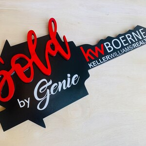 Realtor Key Sign, Closing sign, Real Estate Gift, Sold Sign,Closing Sign