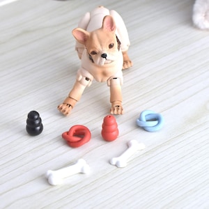 Miniaturspielzeug für BJD Hund, Diorama 1/4 Zubehör für BJD minifee MSD oder andere der gleichen Größe