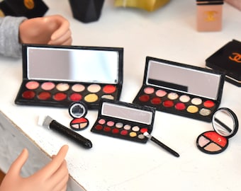 Miniature Makeup Palette for Fashion Royalty, BJD, Minifee Dolls