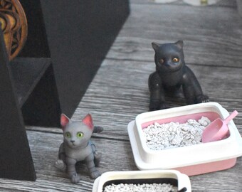 Litter set for cat miniature bjd 1/4 accessories bjd minifee MSD