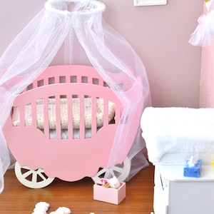 Baby crib princess 1/4 diorama for baby BJD pukifee, nappy choo, lati yellow, or baby bjd, minifee MSD or similar