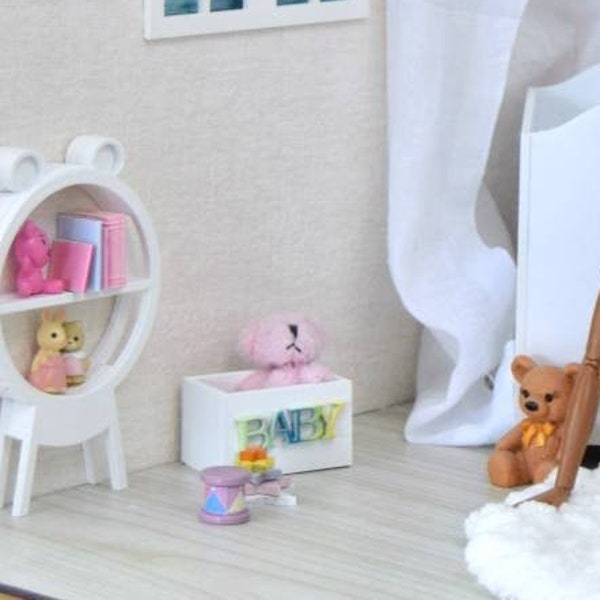 Caisse de rangement / caisse à jouets "BABY" pour poupée comme  pukifee, lati Yellow, Nappy choo  ou similaire