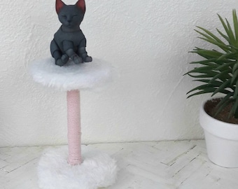 Mini cat tree   for diorama 1/4 accessory  for BJD minifee MSD dolls, ellowynn wilde, Tonner or the same size