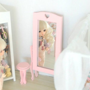 mirror 1/8 diorama accessory  pour diorama 1/8 pour poupées pukifee, lati yellow, nappy choo or similar