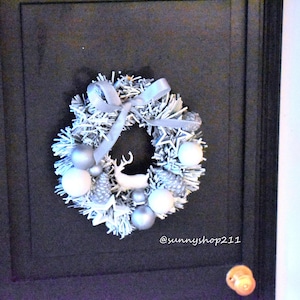 Christmas wreath dollhouse diorama minifee pullip blythe