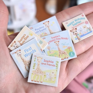 lot of miniature children&#39;s books simulation baby bjd, pukifee, Nappy choo, reborn or similar
