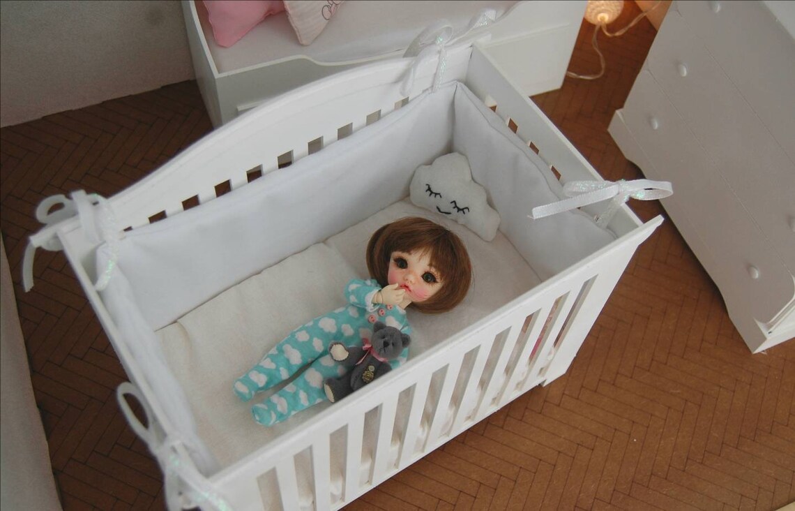 Bedstead/ Valance/ Different Color to Choose for Baby BJD Etsy Australia