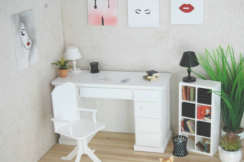 Office 1 6 For Barbie Dolls Blythes Fashion Royalty Pullip Image 0