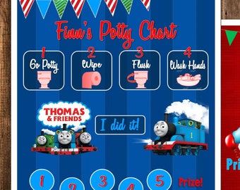 Thomas And Friends Potty Chart