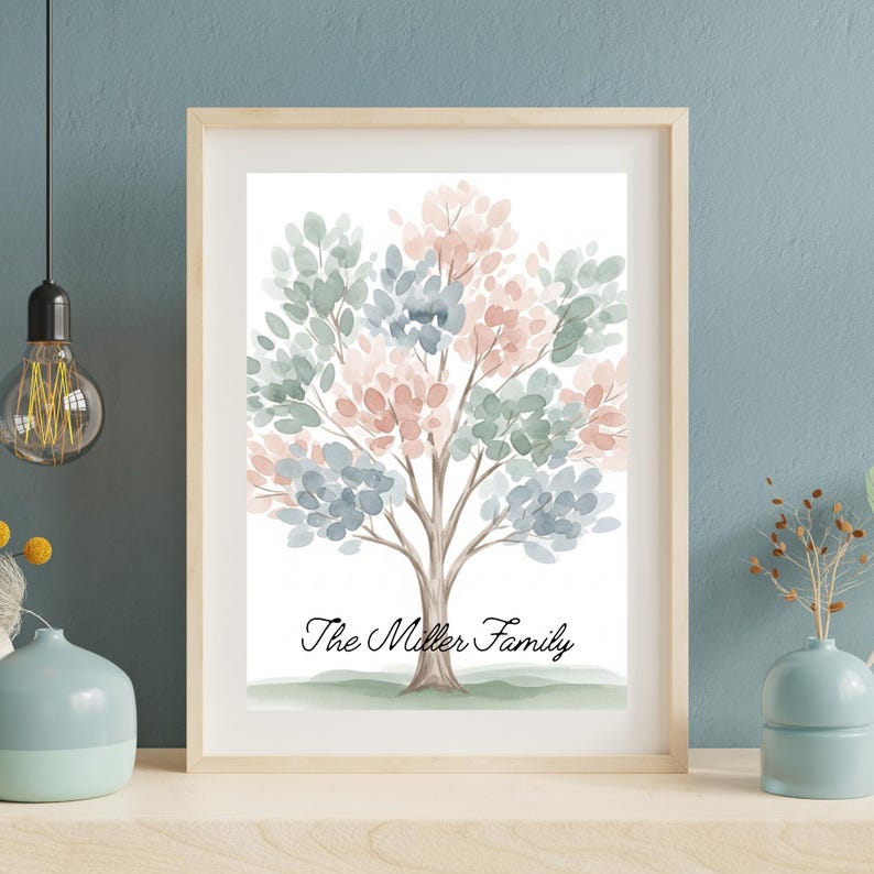 Custom Family Tree Printable Bundle 12 Editable Canva Templates 16x20 ...