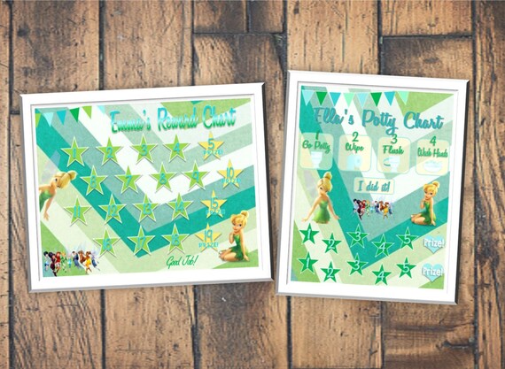 Tinkerbell Potty Training Reward Chart