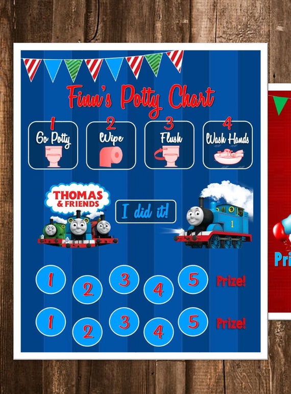 Thomas And Friends Potty Chart