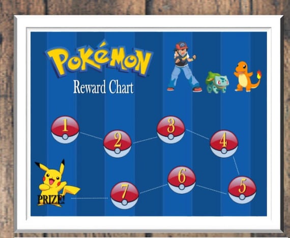 Free Printable Pokemon Behavior Charts
