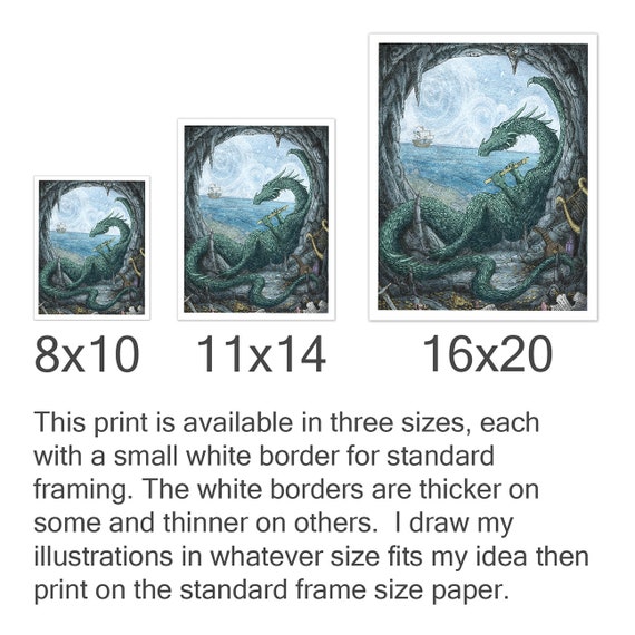 Dragons and Ship – remarkable poster wall art – Photowall