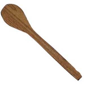 K&ouml;nnte beinhalten: Ein langer, h&ouml;lzerner L&ouml;ffel mit einem abgerundeten Kopf. Der L&ouml;ffel ist aus hellbraunem Holz mit einer nat&uuml;rlichen Maserung.
