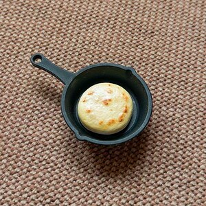 Mini Arepa Magnet or Keychain: Hand-Sculpted Latin American Food image 11