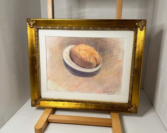 Framed Original Drawing of a Cheese Coney