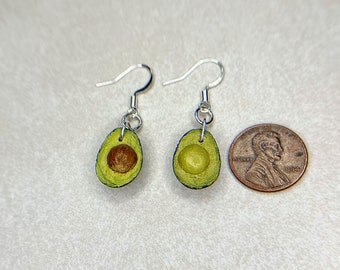 Handmade Avocado Earrings