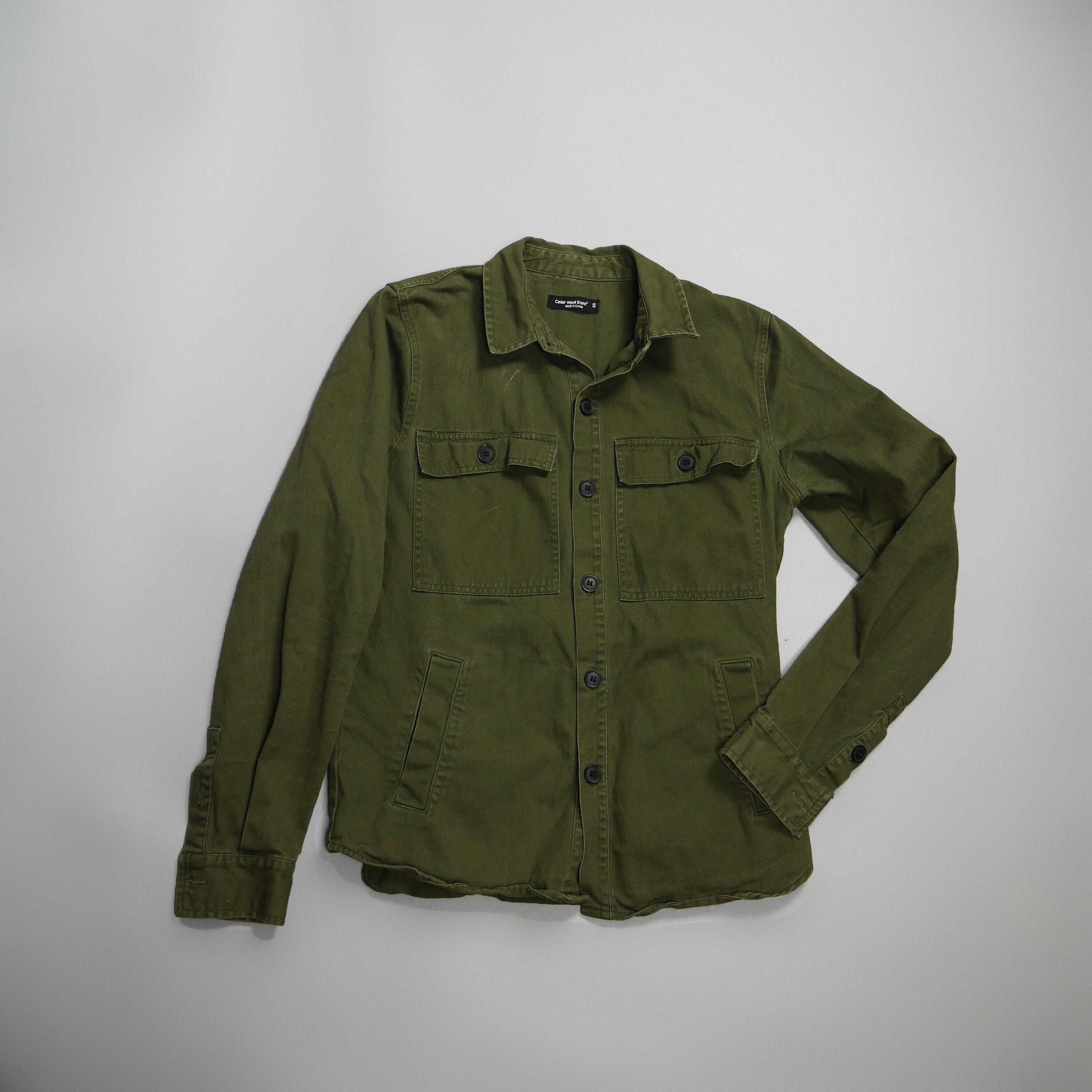 Khaki green military shirt Uniform men's shirt Safari Etsy