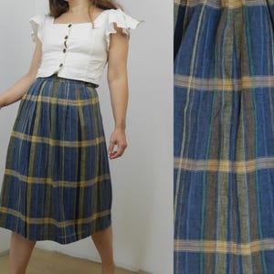 Gonna plissettata in tartan scozzese vintage Gonna in stile kilt VITA 27 in