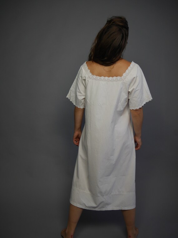 Antique nightgown Women Beginning century sleepwe… - image 5