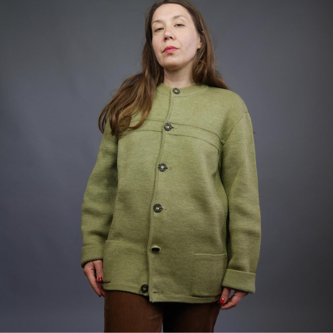 Jacket from Tyrolean loden in sage green – VON DÖRNBERG - MUNICH