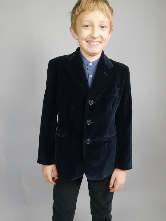 Blazer velours garcon hotsell