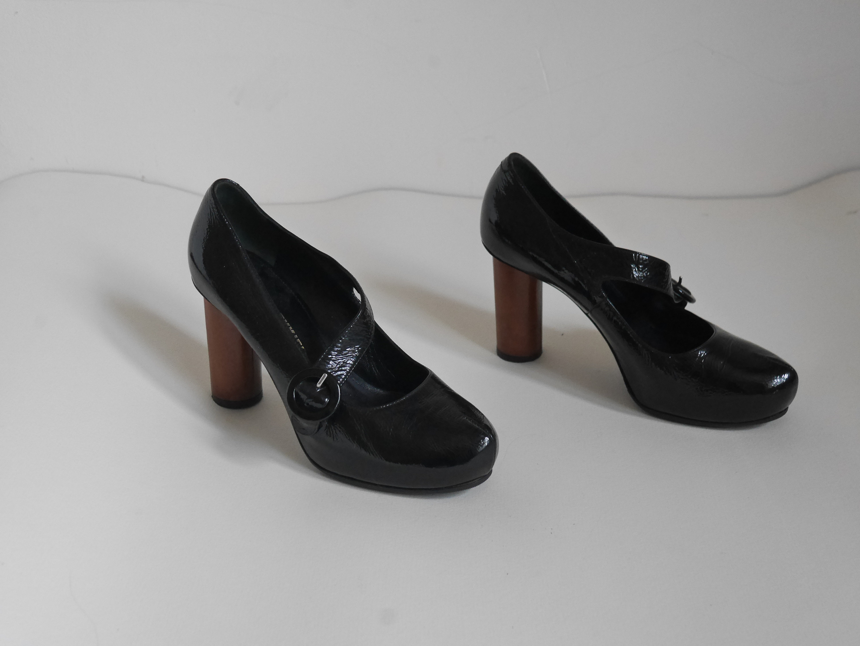 Escarpins Vintage Sonia Rykiel Noirs - Pointure 38 - Toile - Talons - Très Bon état