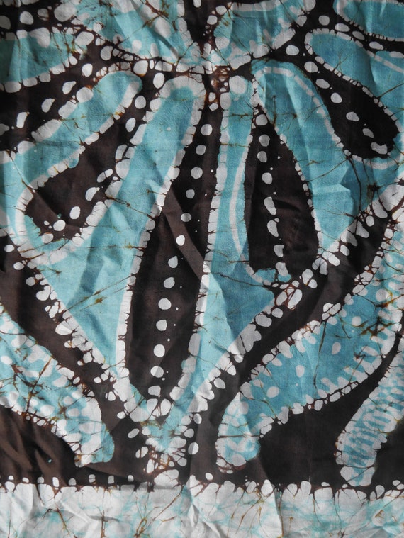 Silk batik skirt Breezy midi skirt Tiy dye patter… - image 10
