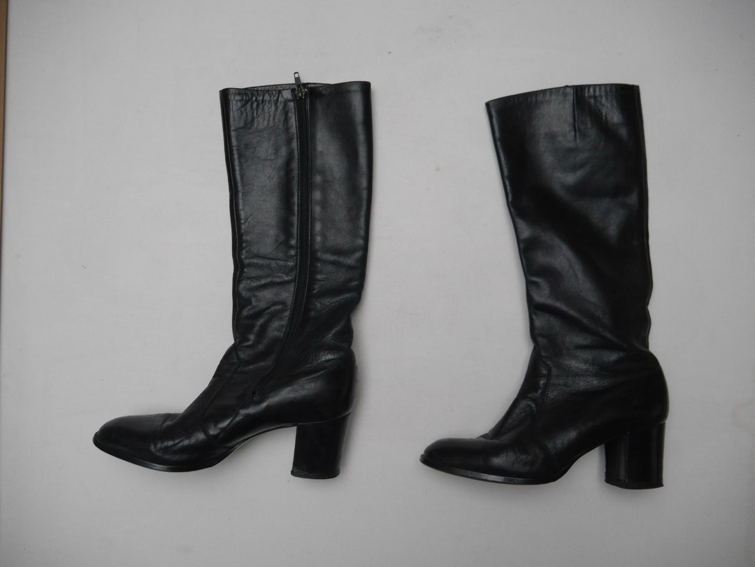 Damen Lederjacken Blaue Stiefel Peter Kaiser Peter Kaiser Stiefel