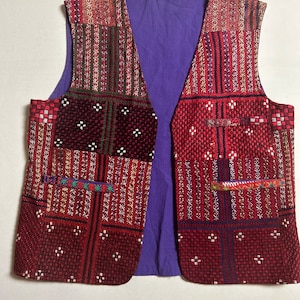 Black velvet vest Vintage rustic 90s Fancy waistcoat vest SMALL