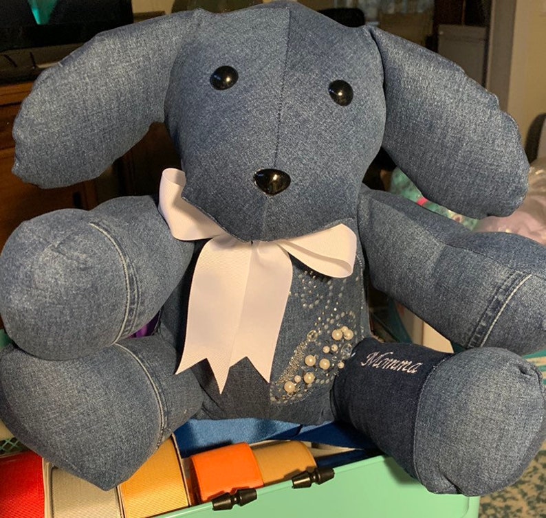 Memory Bears Baby Clothes Memory bear made with loved ones Etsy