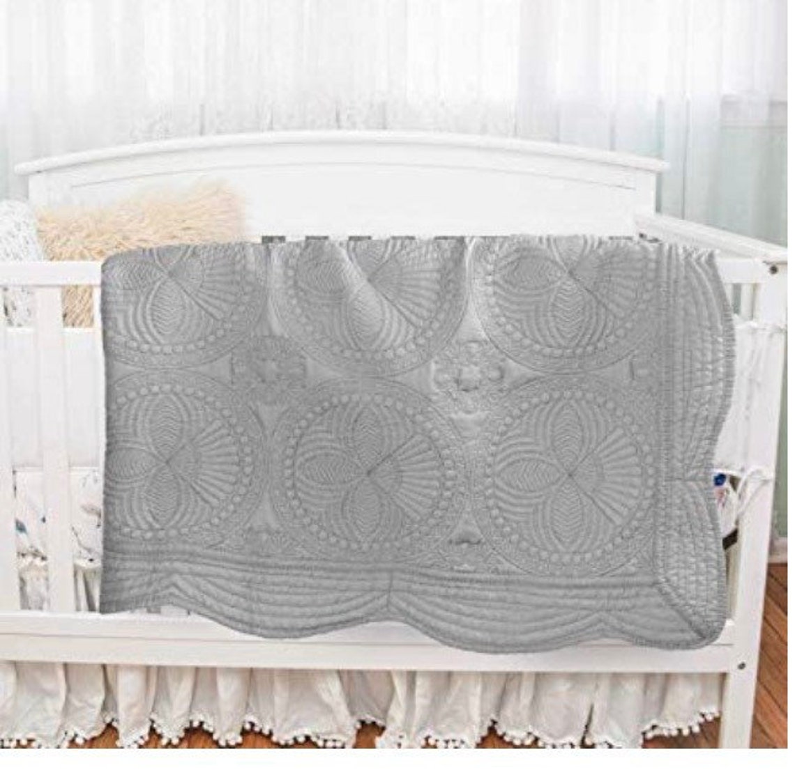 Baptism Blanket Christening Quilt Baby Quilt Quilt Baby Etsy